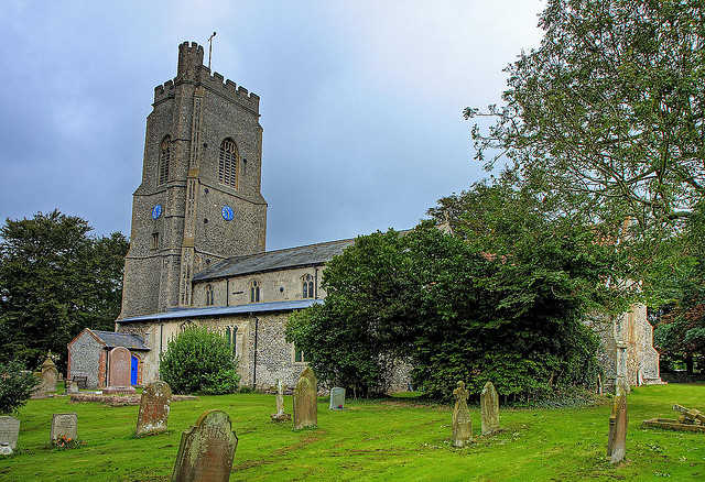 The Church of St Andrew & St Mary. 
